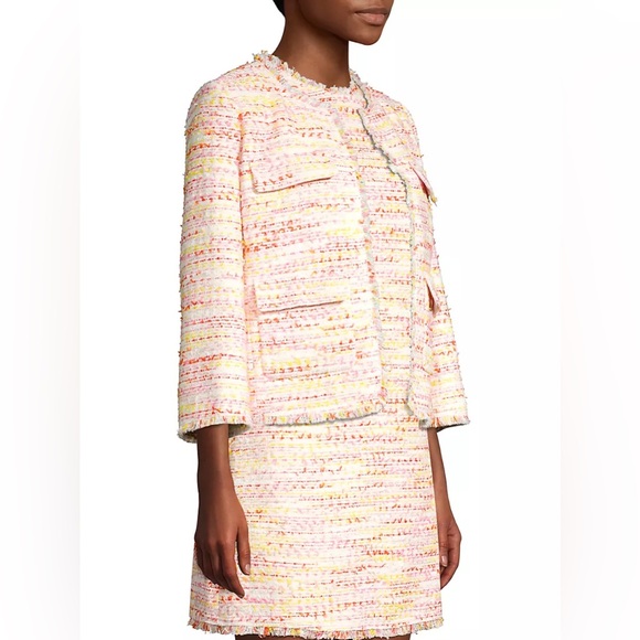 🔥🔥🔥NEW Kate Spade Multi Tweed Blazer Jacket - Picture 2 of 9